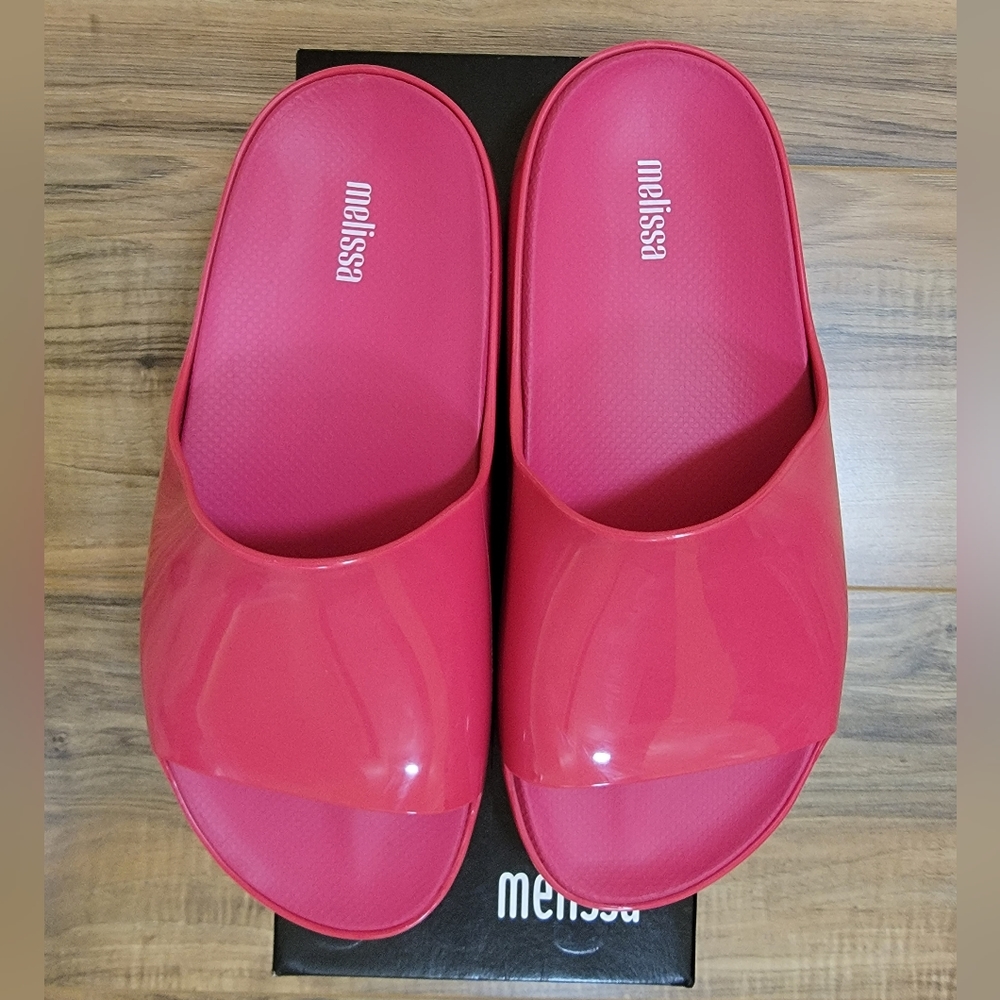 Melissa cloud slide sandals, size US 8, pink - Picture 2 of 7